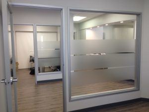 Etched Vinyl Window Graphics | Chicago IL