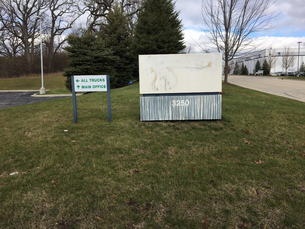 Monument Sign Refurbishing in Waukegan IL